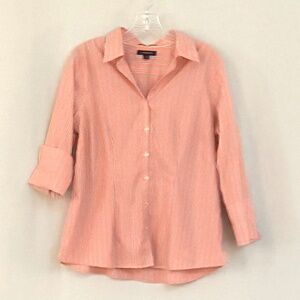 Lands’ End Cotton 3/4 Sleeve Blouse